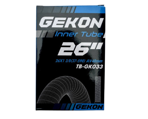 Велокамера GEKON 26 x 1 3/8 (37-590) AV 40 мм