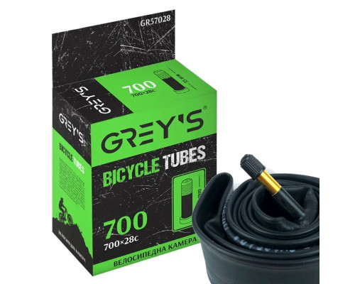 Велокамера Grey's 700 x 28C AV (35мм)