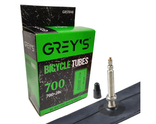 Велокамера Grey's 700 x 28C FV Presta (48 мм)