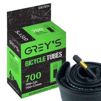 Велокамера Grey's 700 x 32C AV (48мм)