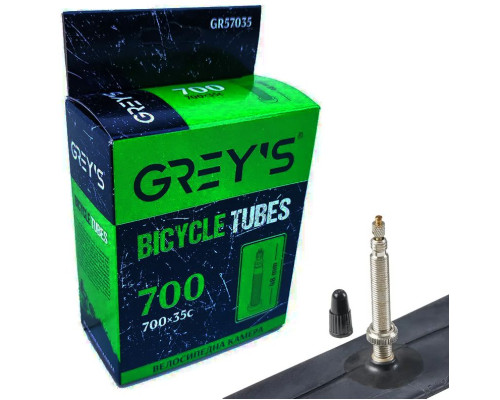 Велокамера Grey's 700 x 35C FV Presta (48 мм)