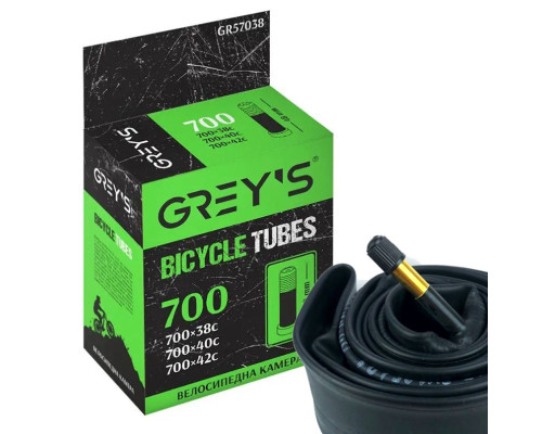 Велокамера Grey's 700 x 38C/42C AV (48мм)