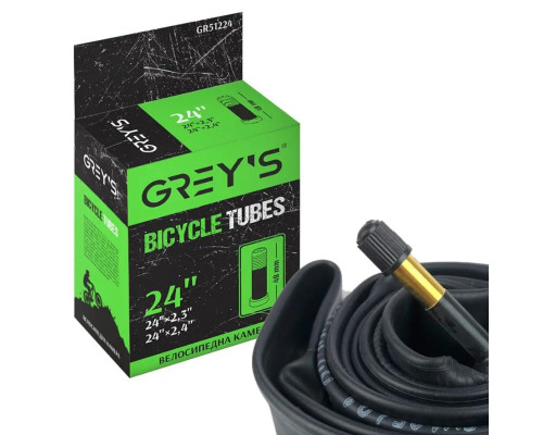 Велокамера Grey's 24 x 2.30 / 2.40 AV (48 мм)