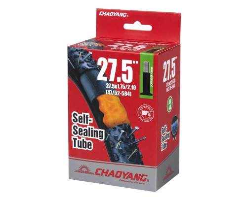 Велокамера - самоклейка Chaoyang 27.5 x 1,75/2,10 A/V 48mm