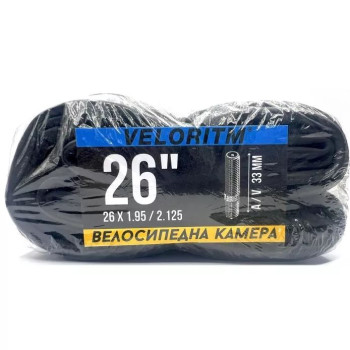Велокамера Veloritm 26 х 1,95/2,125 A/V 33 мм