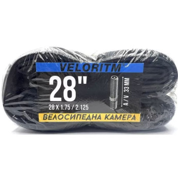Велокамера Veloritm 28 х 1,75/2,125 (A/V)