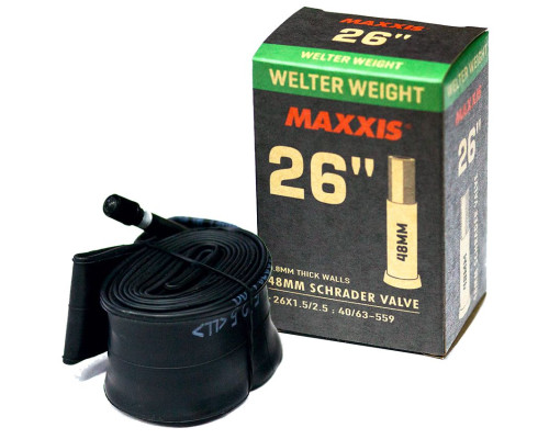 Велокамера Maxxis Welter Weight 26x1.5/2.5 AV 48мм