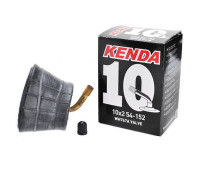 Велокамера Kenda 10 x 2,0 з кривим ніпелем AV 