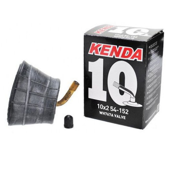 Велокамера Kenda 10 x 2,0 з кривим ніпелем AV