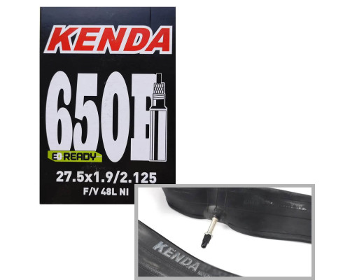 Велокамера Kenda 27,5 x 1,90 / 2,125 (650B) Presta 48 мм