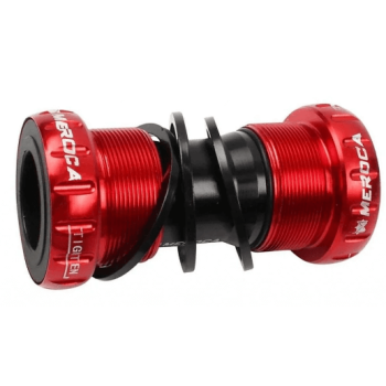 Каретка Meroca BB52 Hollowtech II BSA (ROCA-red)