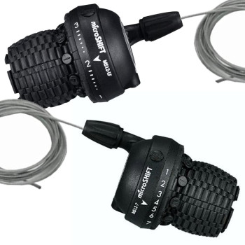 Манетки MicroSHIFT MS12 (3/6 spd) РЕВО-шифт