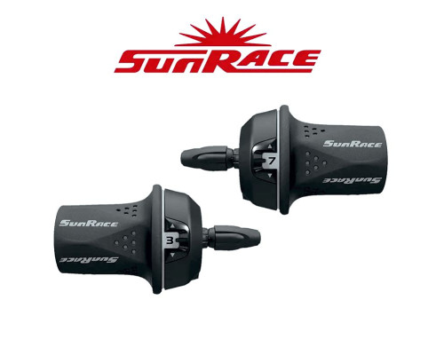 Шифтери SunRace TSM21 комплект 3/7 швидкостей (ревошифт) 