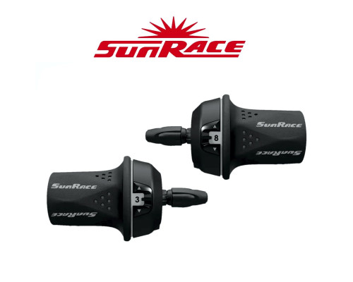 Шифтери SunRace TSM21 комплект 3/8 швидкостей (ревошифт) 