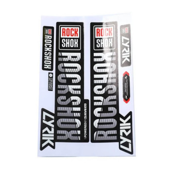 Наклейки на вилку велосипеда RockShox