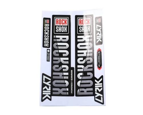Наклейки на вилку велосипеда RockShox
