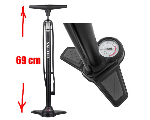 Насос для підлоги з манометром Sahoo Floor Pump 321040