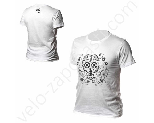 Футболка ONRIDE Skull біла