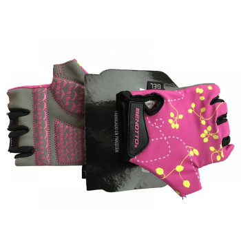Велоперчатки дитячі Benotto Pink