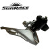 Перемикач передній SUN RACE FDM2S MB 3Х6/7 верхня тяга 42Т