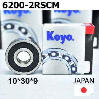 Підшипник KOYO 6200 2RS (10 х 30 х 9)