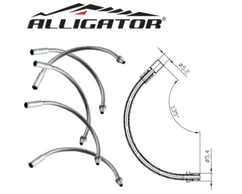 Напрямна трубка ALLIGATOR кут 135º