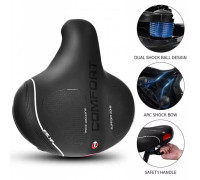 Сідло EsLNF Wide Comfort велике на демпферах