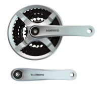 Шатуни Shimano Tourney FC-TY501 170 мм 42/34/24T сірий