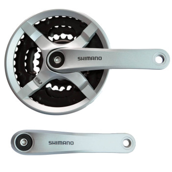 Шатуни Shimano Tourney FC-TY501 170 мм 42/34/24T сірий