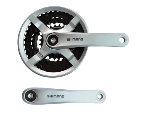 Шатуни Shimano Tourney FC-TY501 170 мм 42/34/24T сірий