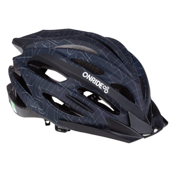 Шолом велосипедний ONRIDE Grip чорний (р. M, L)