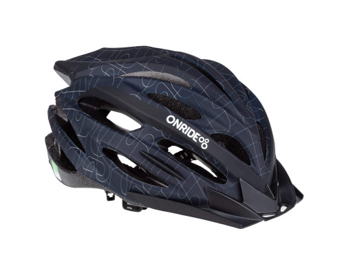 Шолом велосипедний ONRIDE Grip чорний (р. M, L)