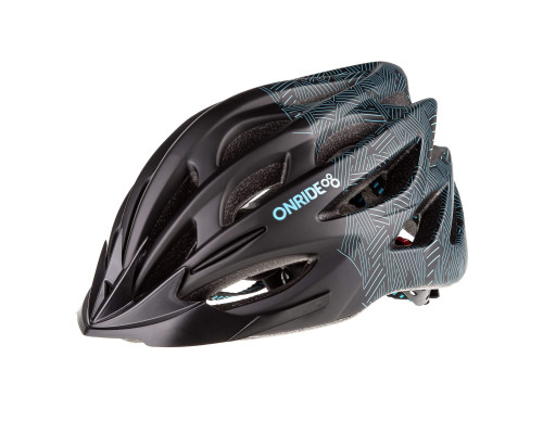 Шолом велосипедний ONRIDE Mount NEW чорно-синій