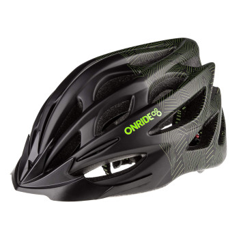 Шлем велосипедный ONRIDE Mount NEW черно-зеленый