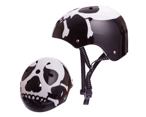 Шолом захисний котелок CAMO SKULL (ВМХ, Skating, Freestyle)