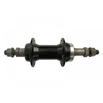 Втулка задня на пром-підшипниках 14G х 36H V-brake / тріскачка Black
