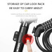 Замок кодовий EsLNF Anti-Theft 12 х 120 мм (різні кольори)