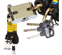 Велозамок GARTEX S1 1200 х 6 мм