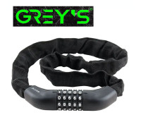 Велозамок ланцюговий кодовий Grey's (6 х 1000 мм) 