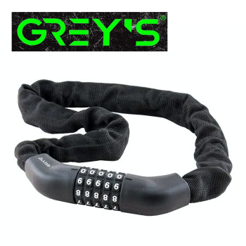 Велозамок ланцюговий кодовий Grey's (4 х 1000 мм)