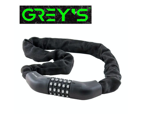 Велозамок ланцюговий кодовий Grey's (4 х 1000 мм)