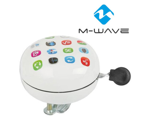 Дзвоник велосипедний M-Wave Maxi Ding Dong D-80мм (420325)