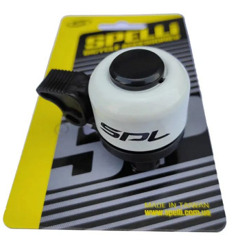 Велосипедний дзвінок Spelli SBL-426AP білий