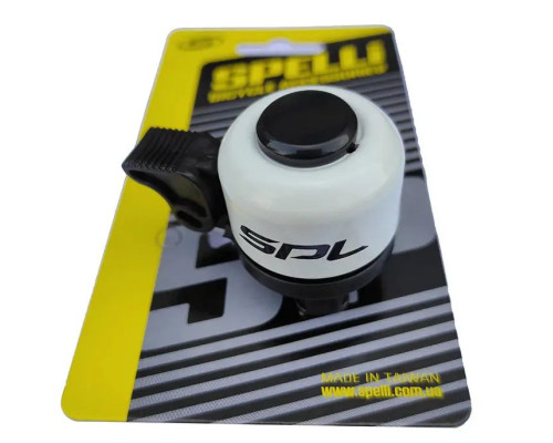 Велосипедний дзвінок Spelli SBL-426AP білий