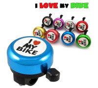 Дзвоник велосипедний Spelli SBL-610SP I Love My Bike